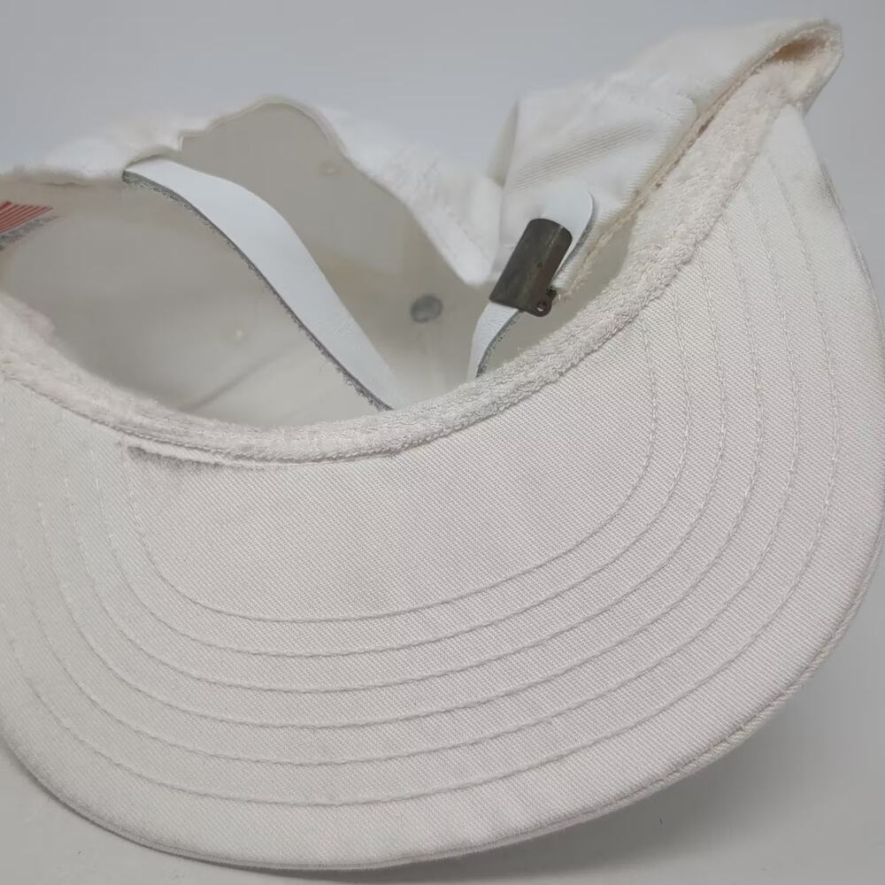 Pro Hat 5 Panel White Red Idaho Falls Fire Paramedics Rope Cap Made in USA OS - Picture 7 of 9